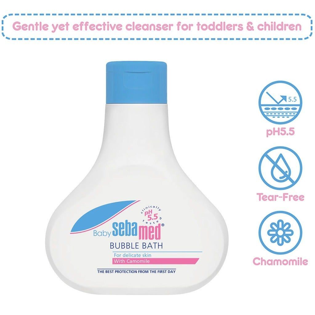 Sebamed Baby Bubble Bath with Camomile, 500ml - Makkah Pharmacy