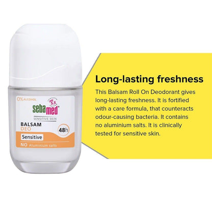 Sebamed Deo Roll-On Balsam Sensitive 50 ml - Makkah Pharmacy