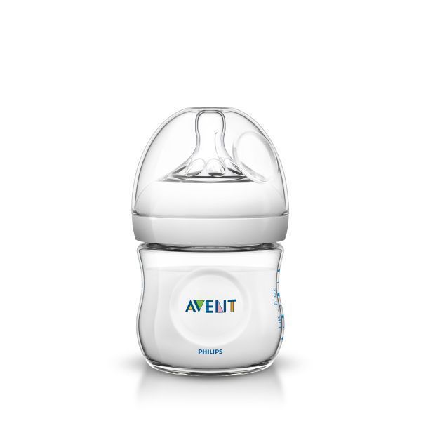 Philips Avent Natural 125ml Plastic Feeding Bottle (0+ Months), 1 Piece - Makkah Pharmacy