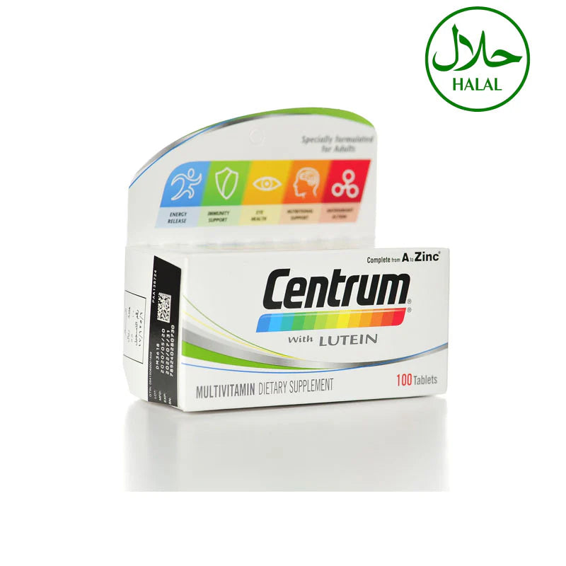 Centrum With Lutein 100 Tablets