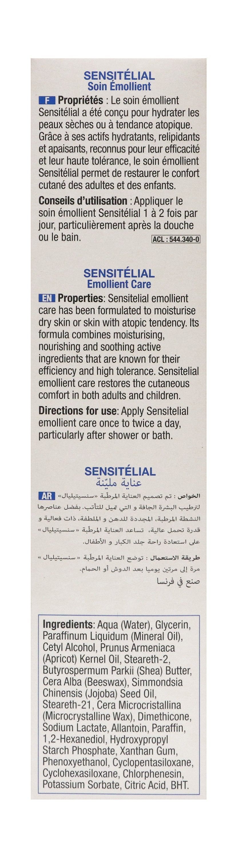ACM Sensitelial Intensive Moisturizing Face & Body Cream for Dry & Atopic Skin, 200ml - Makkah Pharmacy