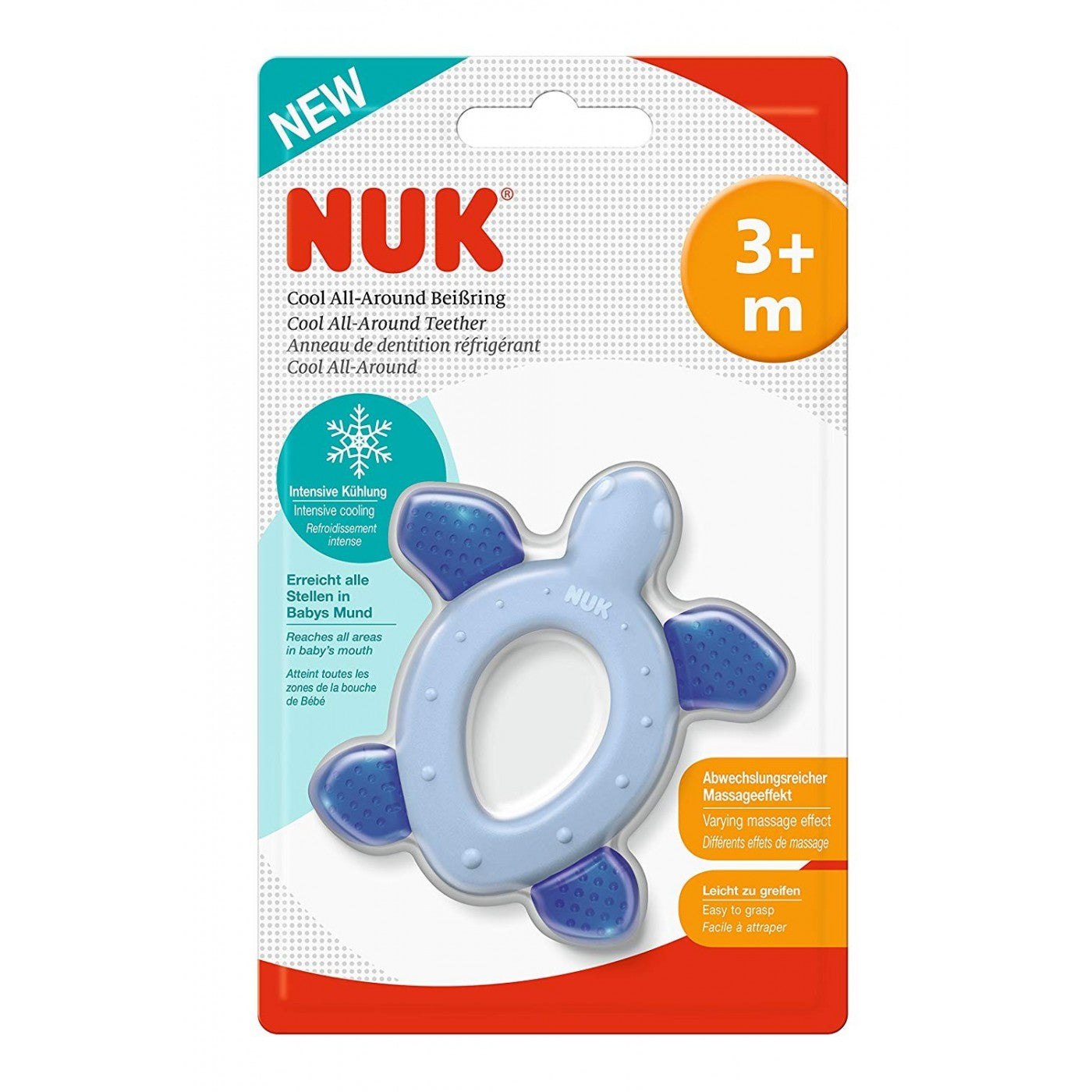 Nuk Cooling Teether, Assorted Colors, Age 3M+