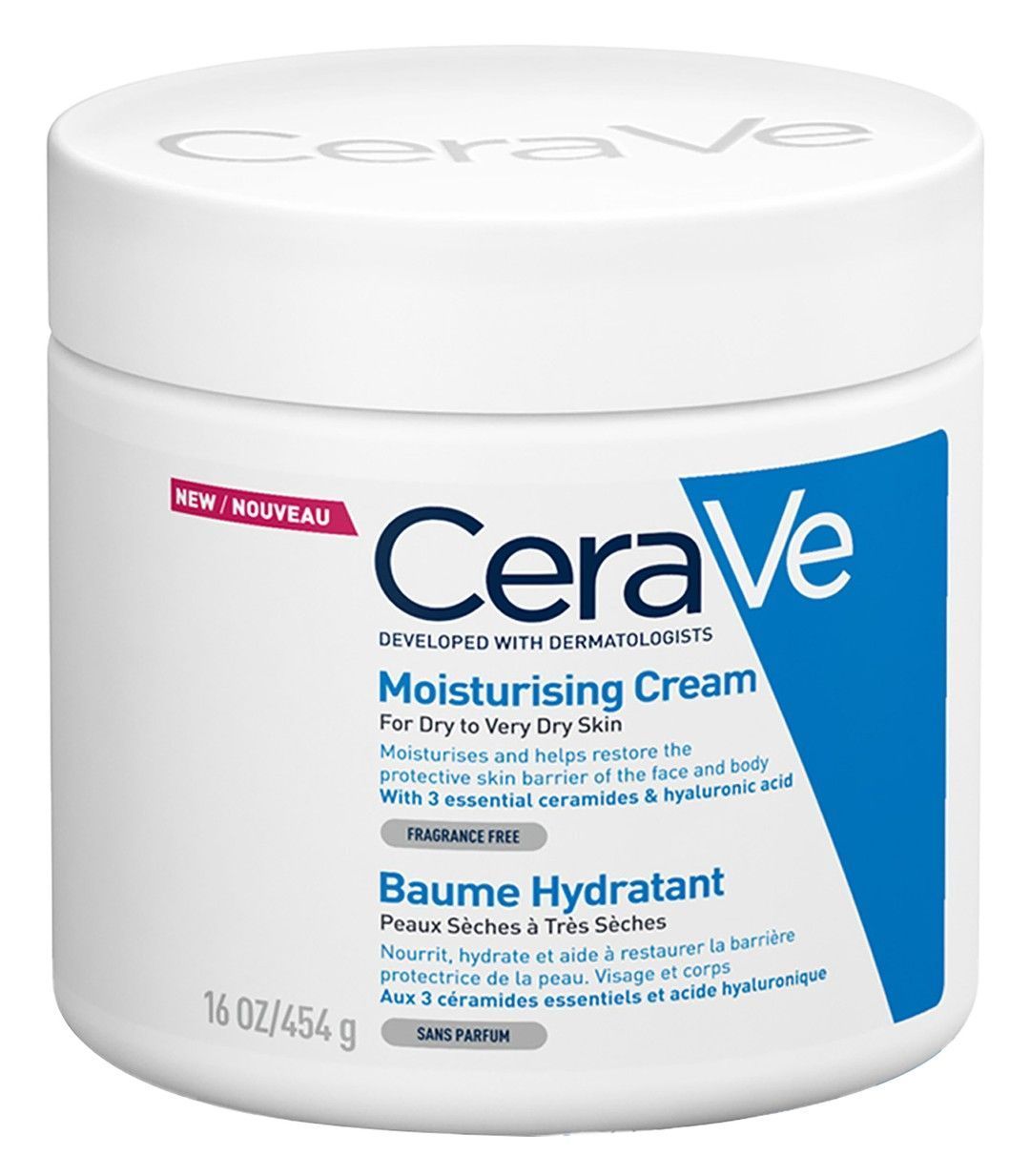 Cerave Moisturizing Cream Baume Hydrant, 454g - Makkah Pharmacy