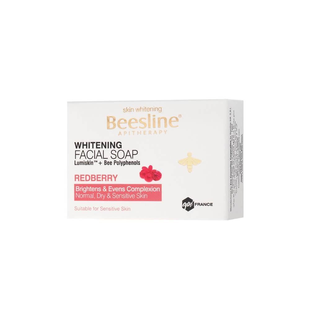 Beesline Whitening Facial Soap with Red Berry, 85g - Makkah Pharmacy