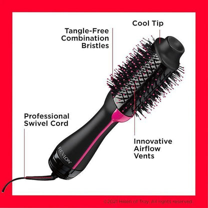 Revlon RVDR5222 One Step Volumiser Hair Dryer and Styler - Black - Makkah Pharmacy