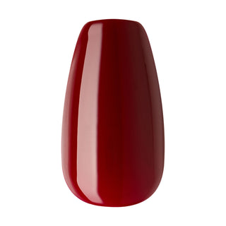 ImPRESS Color Medium Red Coffin Shaped Press-On Manicure Nails Winery In Nyc 511, 1 Pack - Makkah Pharmacy