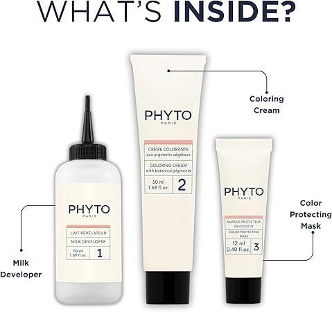 Phyto Paris Permanent Hair Color with Botanical Pigments Light Ash Blonde 8.1, 1 Pack - Makkah Pharmacy