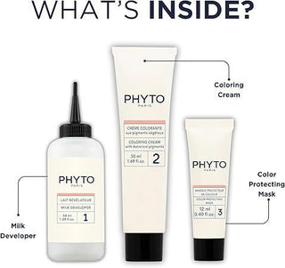 Phyto Paris Permanent Hair Color with Botanical Pigments Light Ash Blonde 8.1, 1 Pack - Makkah Pharmacy