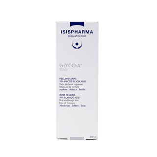 Isispharma 10% Glycolic Acid Body Peeling Cream for Dry & Rough Skin, 200ml - Makkah Pharmacy