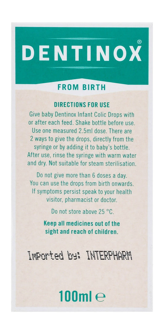 Dentinox Infant Colic Drops, 100ml - Makkah Pharmacy