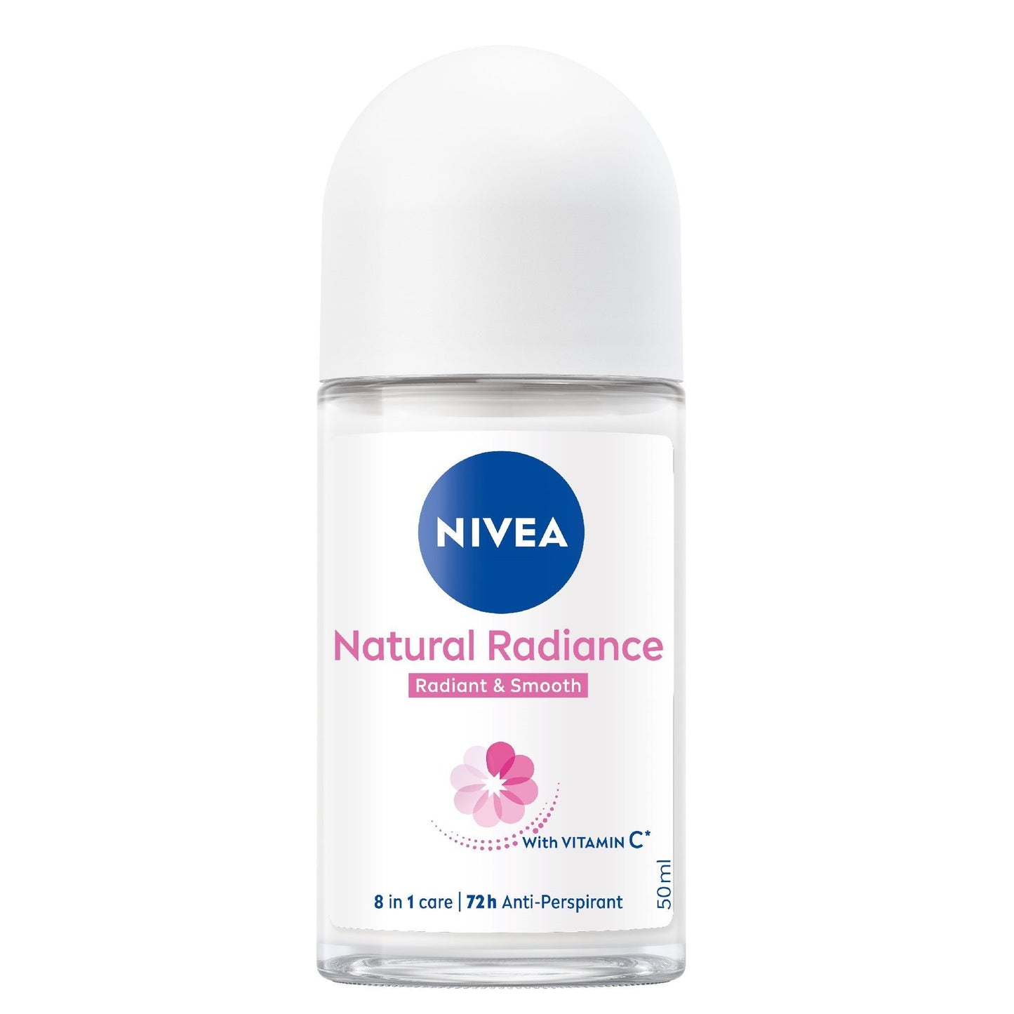 Nivea 48h Protection Natural Radiance Antiperspirant Roll-on for Women, 50ml - Makkah Pharmacy