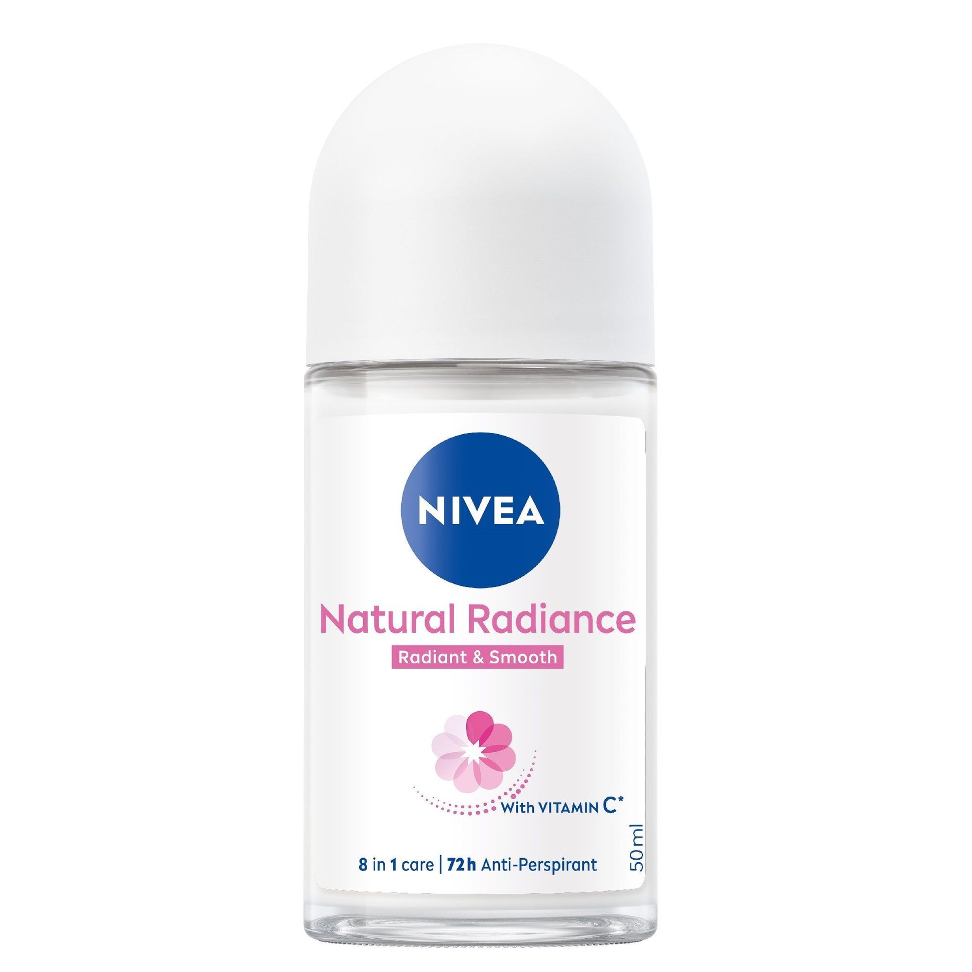 Nivea 48h Protection Natural Radiance Antiperspirant Roll-on for Women, 50ml - Makkah Pharmacy