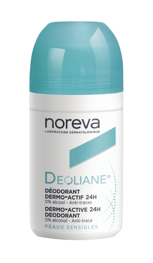 Noreva Deoliane 24H Dermo-Active Deodorant Roll-On, 50ml - Makkah Pharmacy