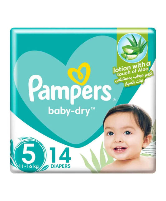 Pampers Baby Diapers, Size 5, 14s