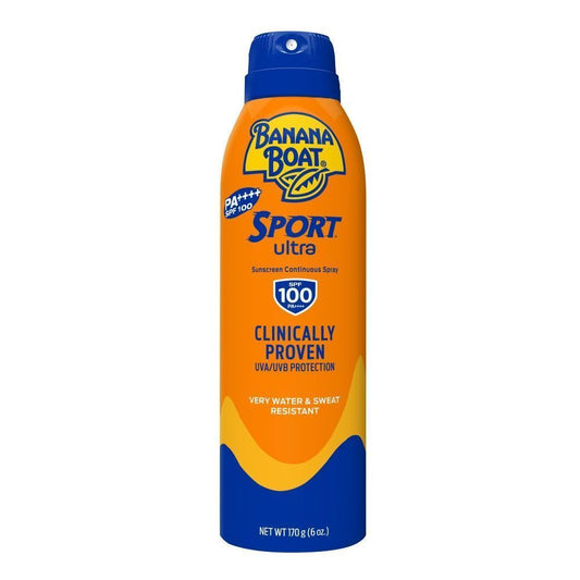 Banana Boat Sport Water-Resistant Sunscreen Spray SPF100, 170g - Makkah Pharmacy