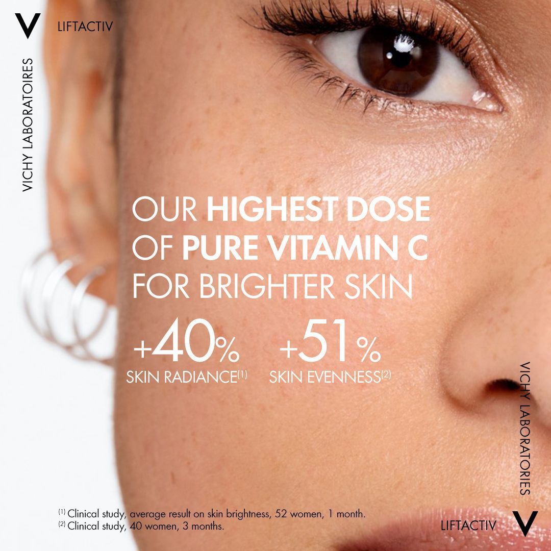Vichy Liftactiv Vitamin C 15% Serum for Anti Aging & Brightening, 20ml - Makkah Pharmacy