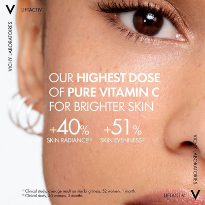 Vichy Liftactiv Vitamin C 15% Serum for Anti Aging & Brightening, 20ml - Makkah Pharmacy