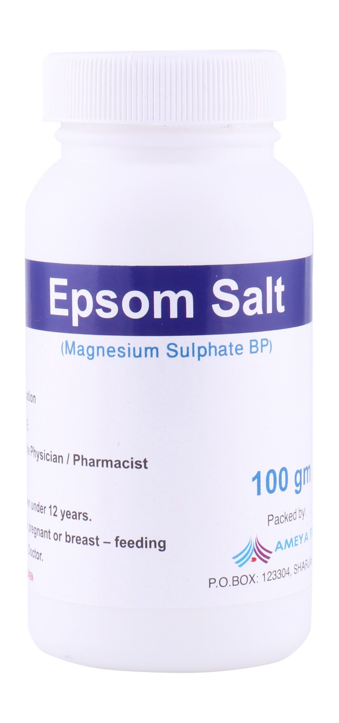 Epsom Salt for Relieving Constipation, 100g - Makkah Pharmacy