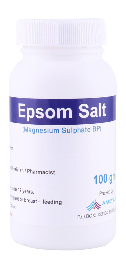 Epsom Salt for Relieving Constipation, 100g - Makkah Pharmacy