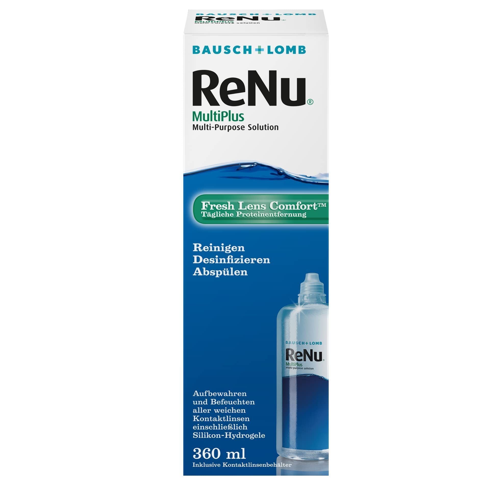 Renu Multiplus Multi Purpose Solution, 360ml