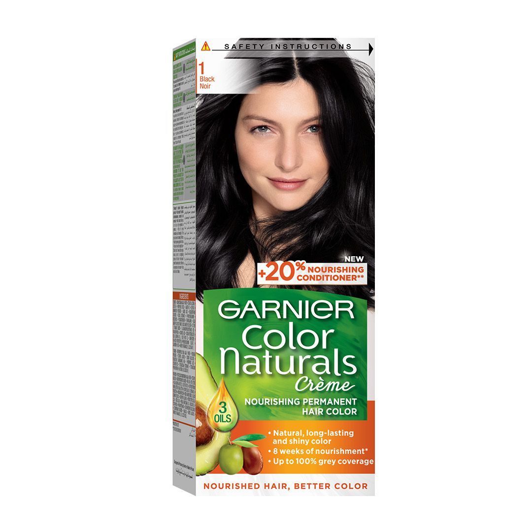 Garnier Color Naturals 1 Black Haircolor - Makkah Pharmacy