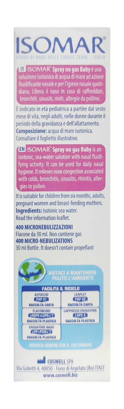 Isomar Nose Spray for Babies, 30ml - Makkah Pharmacy