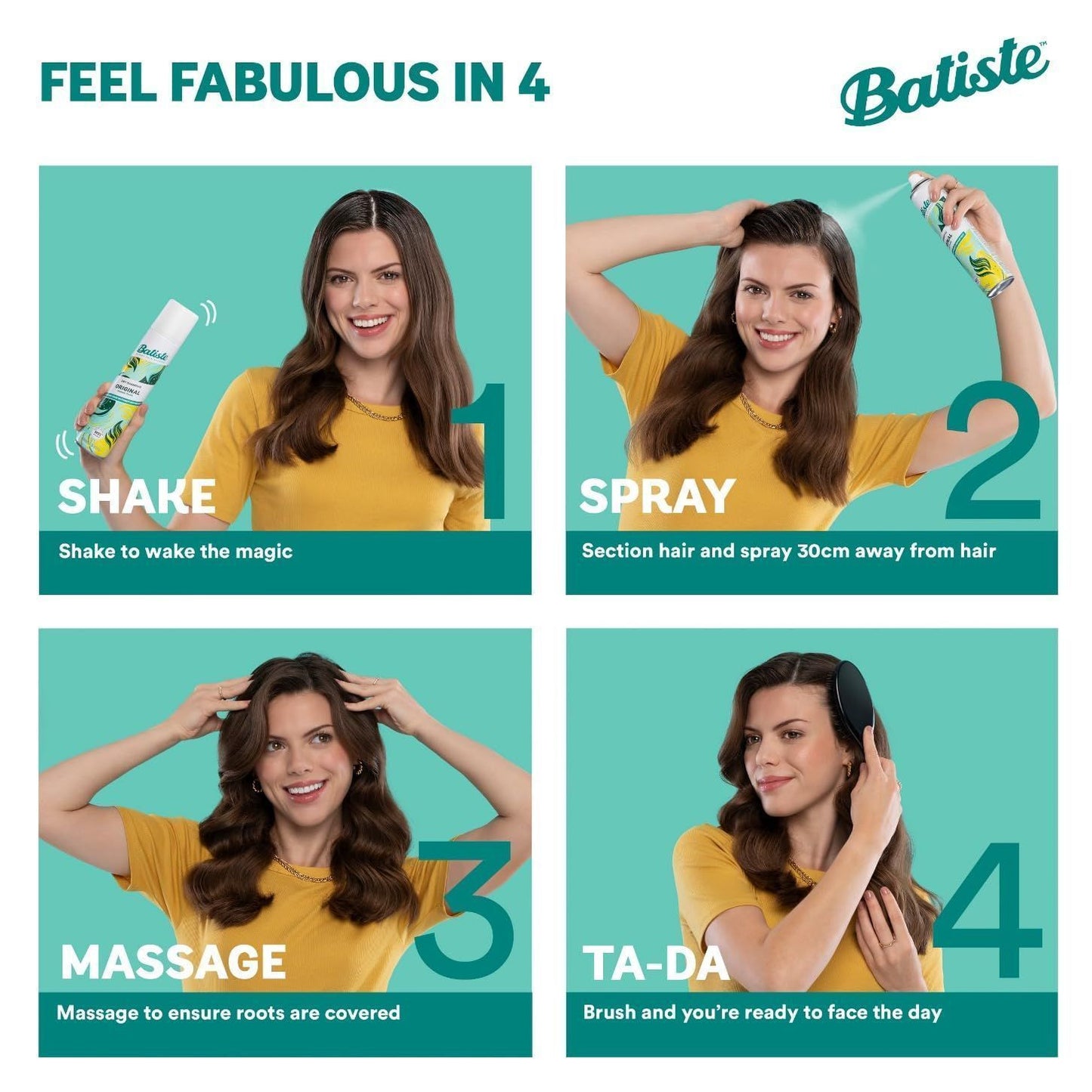 Batiste Volumizing Plumping Collagen Dry Shampoo, 200ml - Makkah Pharmacy