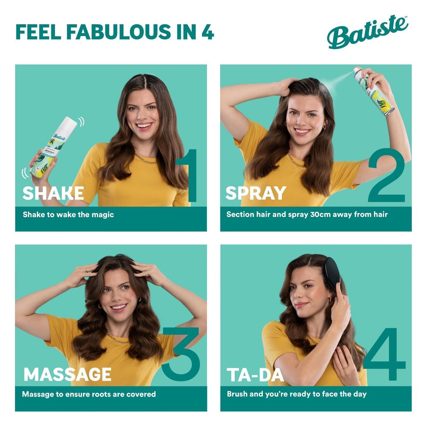 Batiste Volumizing Plumping Collagen Dry Shampoo, 200ml - Makkah Pharmacy