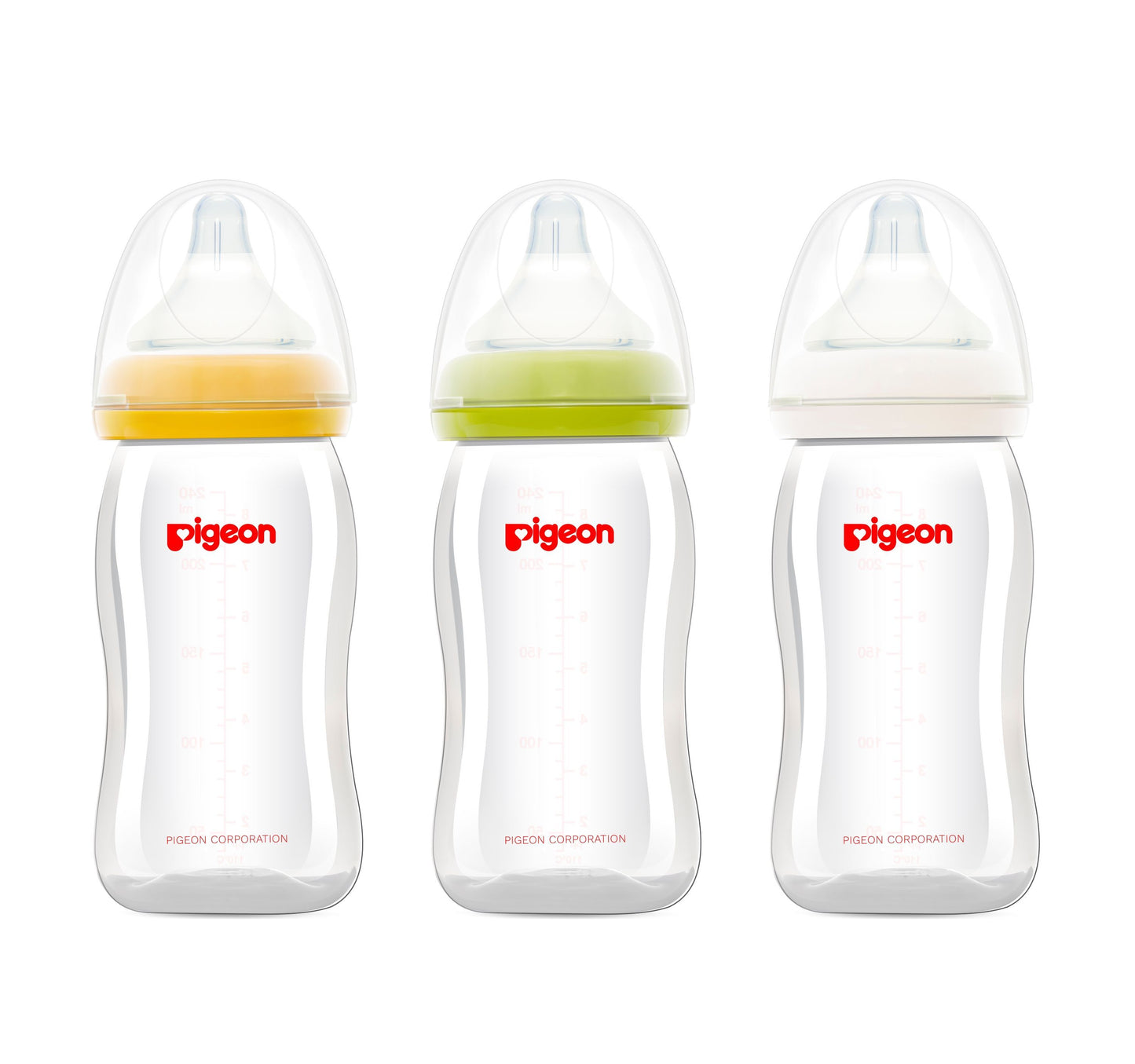 Pigeon Peristaltic Plus 240ml Nursing Bottle (3+ Months) - BPA free