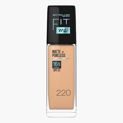 Maybelline Fit Me Matte Poreless Foundation SPF 22 Shade: 220 - Makkah Pharmacy