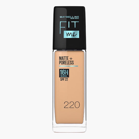 Maybelline Fit Me Matte Poreless Foundation SPF 22 Shade: 220 - Makkah Pharmacy