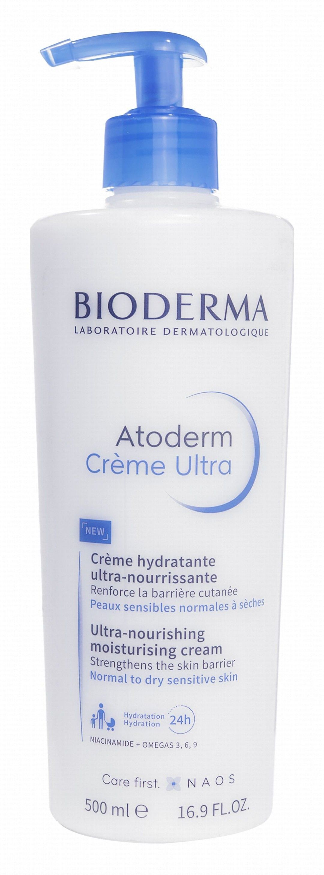 Bioderma Atoderm Hypoallergenic Ultra Nourishing Cream for Normal & Dry Skin, 500ml - Makkah Pharmacy