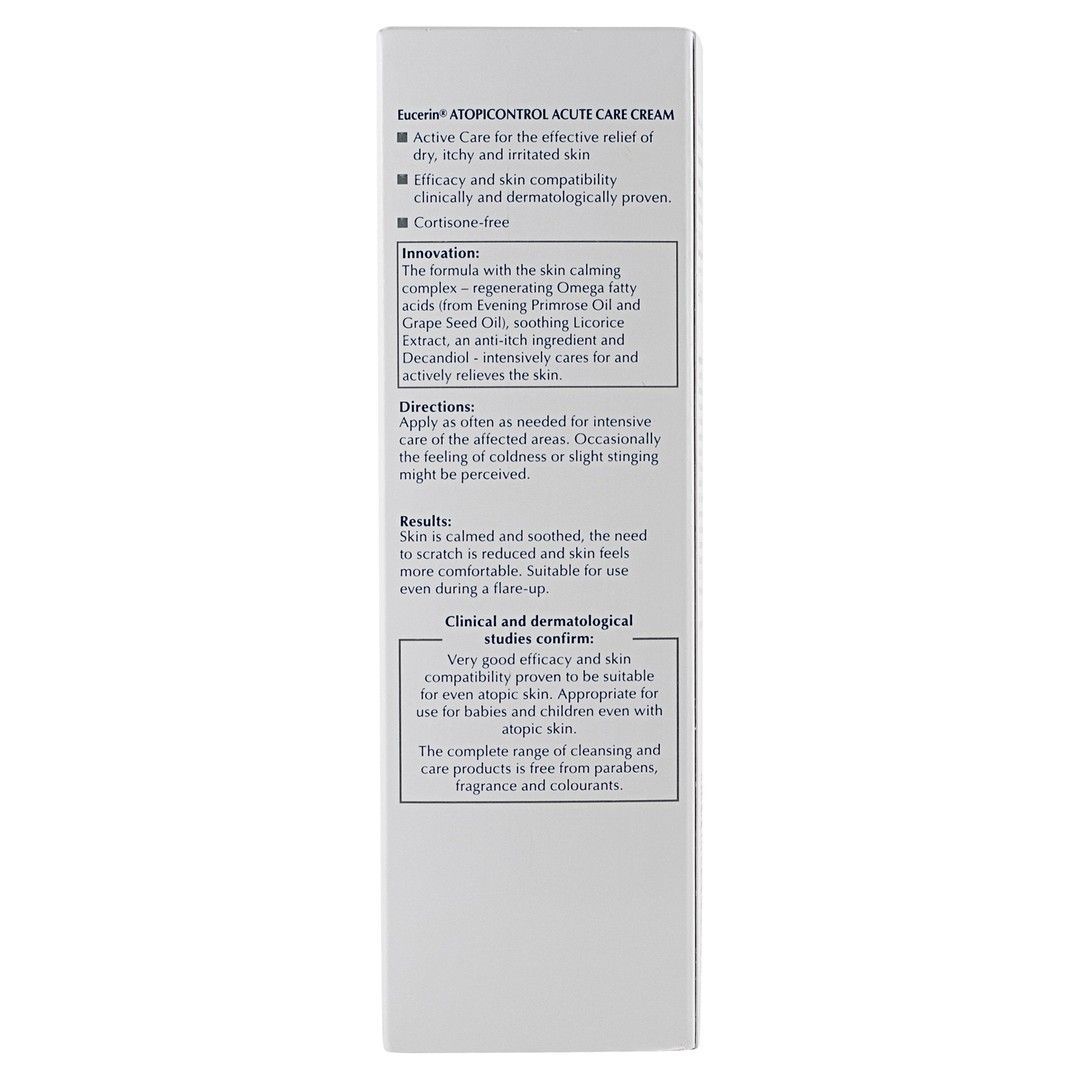 Eucerin Atopi Control Acute Care Cream with Skin Calming Complex, 40ml - Makkah Pharmacy