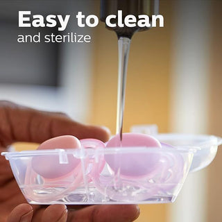Philips Avent Ultra Air Night Silicon Soother for Girl 6-18 Months, 2 Pieces - Makkah Pharmacy