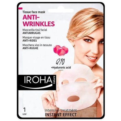 Iroha Nature Tissue Face Mask Anti Wrinkles  23 ml - Makkah Pharmacy
