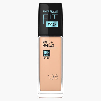 Maybelline Fit Me Foundation Mat Poreless Spf 136 - Makkah Pharmacy