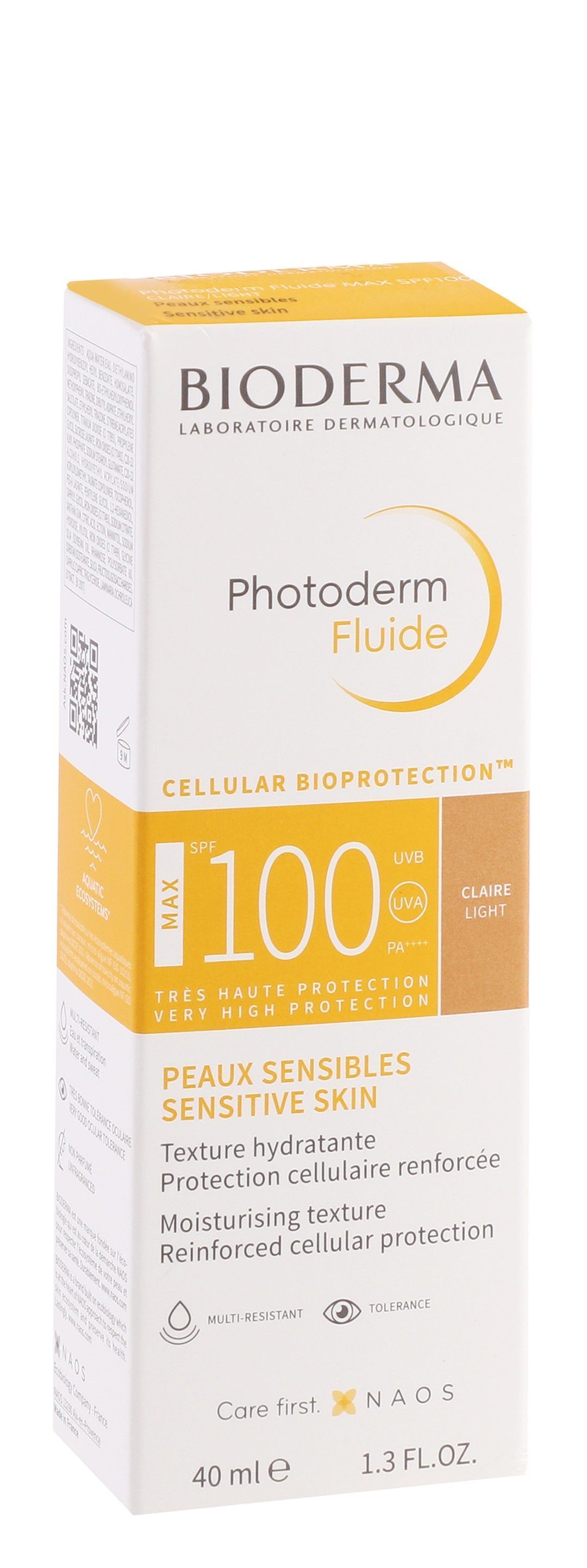Bioderma Photoderm Fluide SPF100 Claire Light Moisturizing Foundation, 40ml - Makkah Pharmacy