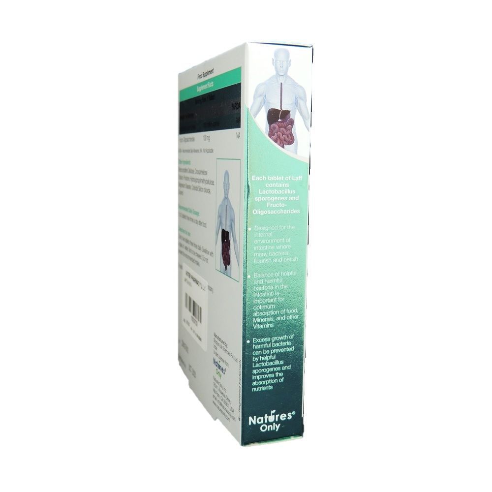 Laff Immunity & Digestive Health Support Supplement, 2x15 Tablets