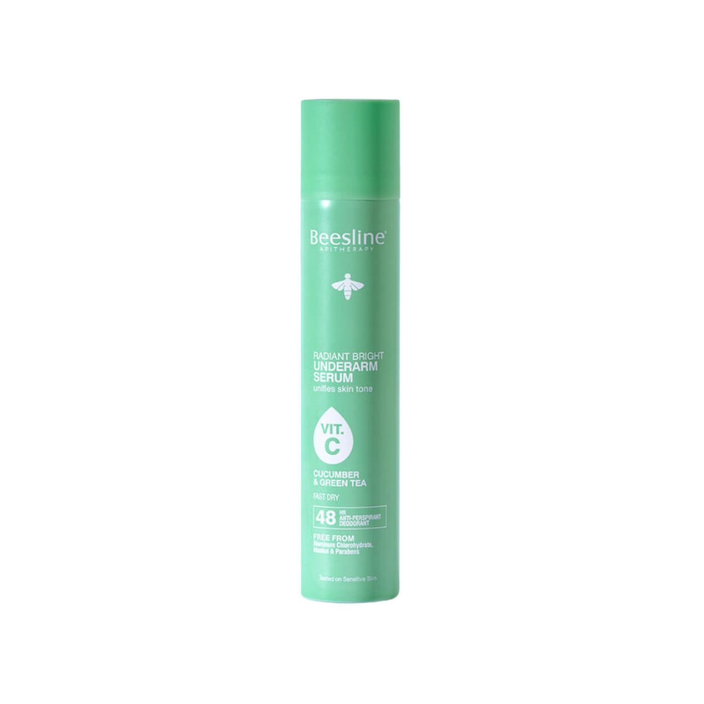 Beesline Cucumber & Green Tea Radiant Bright Underarm Serum Spray, 150ml - Makkah Pharmacy