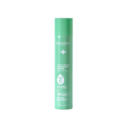 Beesline Cucumber & Green Tea Radiant Bright Underarm Serum Spray, 150ml - Makkah Pharmacy