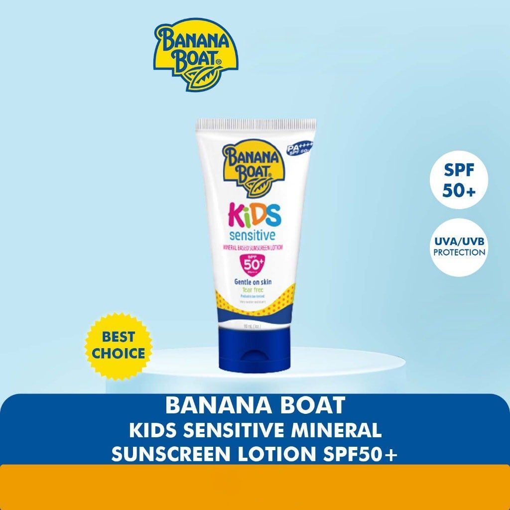 Banana Boat Kids Mineral Based Sun Lotion Spf 50+, 90ml