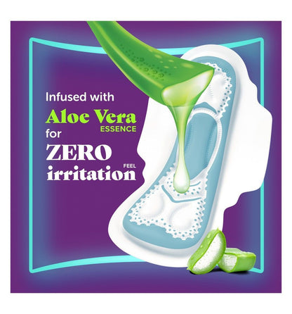 Always Zero Irritation Maxi Thick Large Pads with Wings, 10 Pieces - Makkah Pharmacy