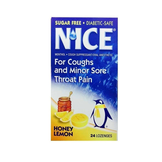 Nice Honey Lemon Flavor 24 Lozenges - Makkah Pharmacy