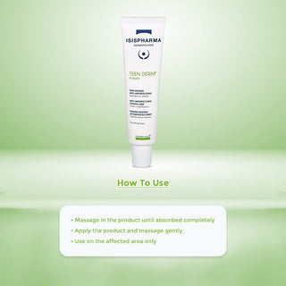 Isispharma Teen Derm 15% Azelaic Acid Soothing, Anti-Marks & Anti-Imperfections Face Cream for Acne-Prone Skin, 30ml - Makkah Pharmacy