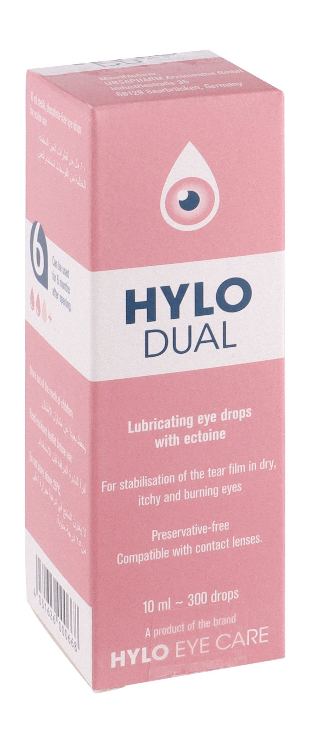 Hylo Dual Lubricating Eye Drops, 10ml