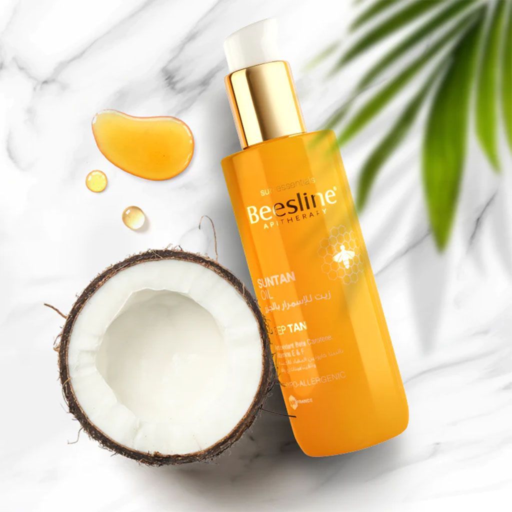 Beesline Apitherapy Deep Suntan Oil, 200ml - Makkah Pharmacy