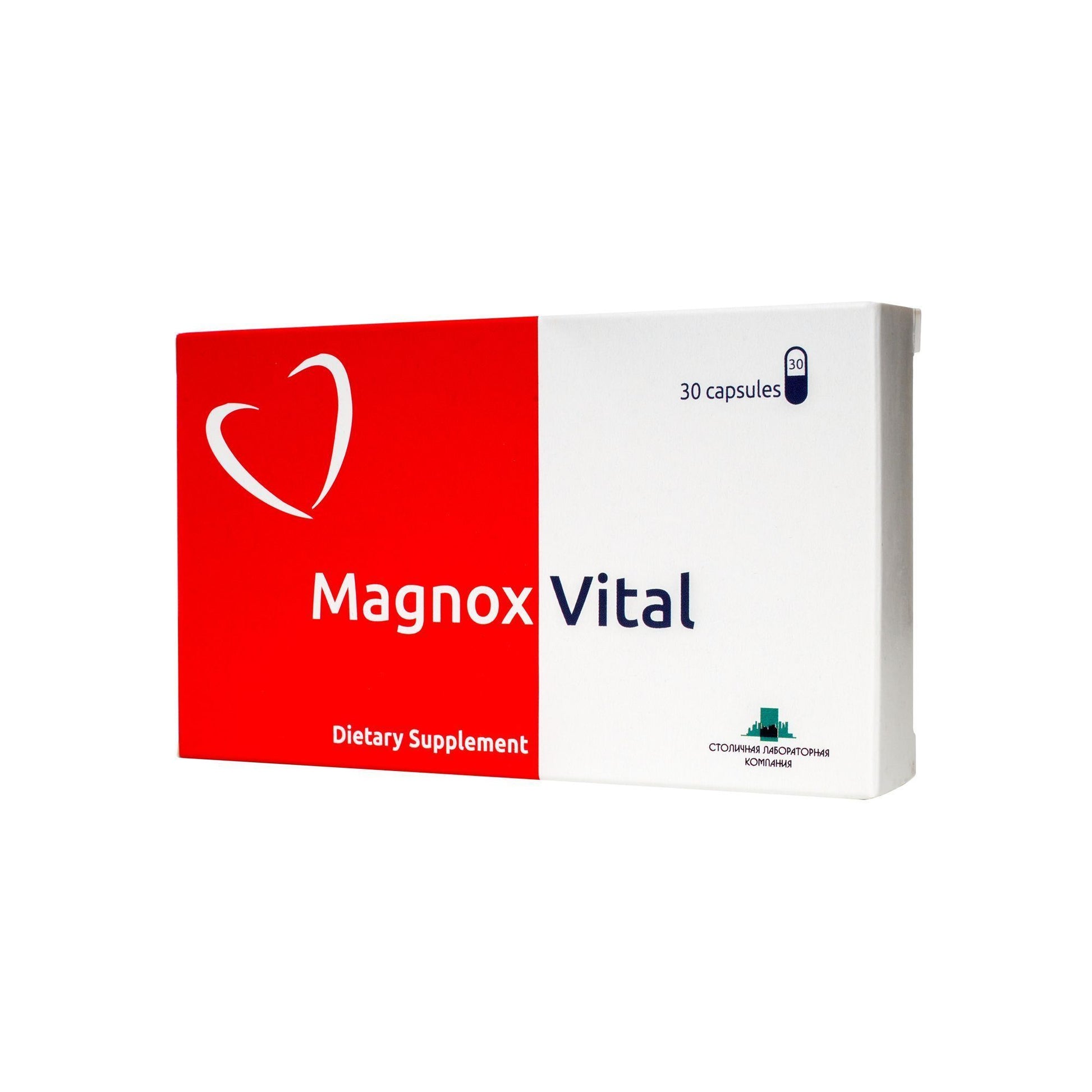 Magnox Vital 865mg Magnesium Supplement, 30 Capsules - Makkah Pharmacy