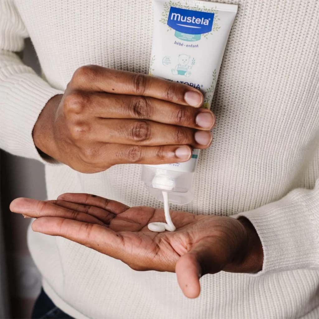 Mustela Stelatopia Hypoallergenic Emollient Face Cream for Babies with Atopic Prone Skin (0+ Years), 40ml - Makkah Pharmacy