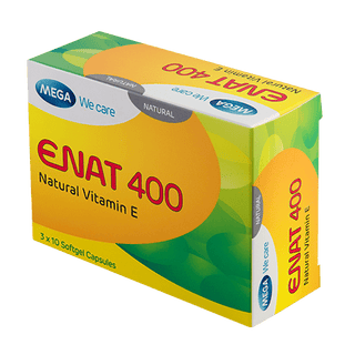 Enat 400IU Vitamin E Capsules, 30S