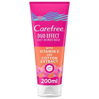 Carefree Intimate Wash Vit E & Cotton 200Ml